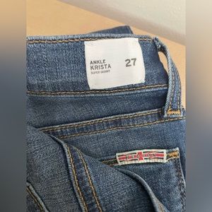 Hudson Ankle Krista Super Skinny size 27